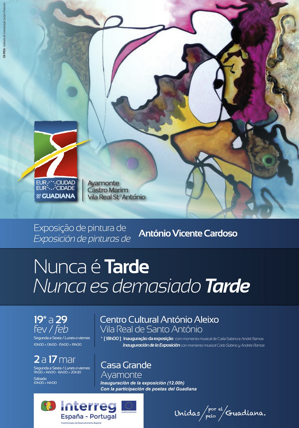Exposición de pinturas de António Vicente Cardoso