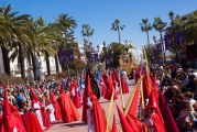 LA LLUVIA OBLIGA A REGRESAR AL TEMPLO AL CRISTO DEL AMOR Y A LA VIRGEN DE LA SALUD EN AYAMONTE