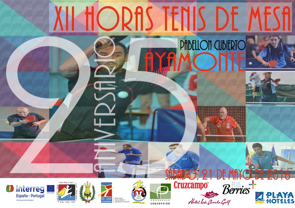 AYAMONTE CELEBRA SUS “XII HORAS DE TENIS DE MESA”