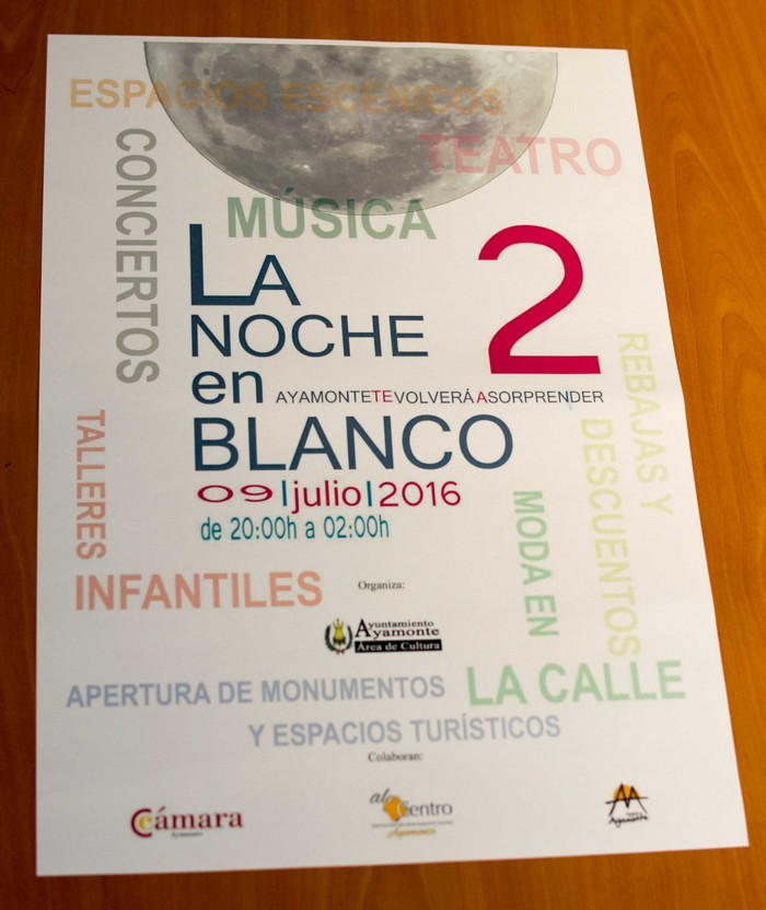AYAMONTE CELEBRA EL PRÓXIMO NUEVE DE JULIO SU II NOCHE EN BLANCO