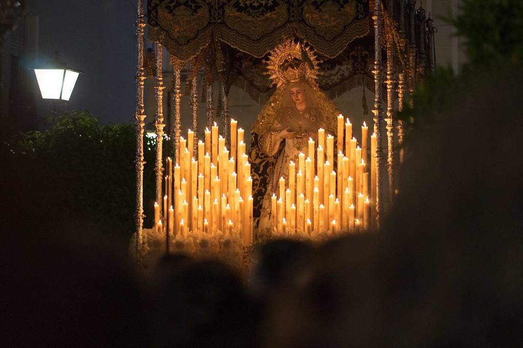 EL ALCALDE DE AYAMONTE DIO ESTE MIÉRCOLES EL PRIMER GOLPE DE MARTILLO EN EL PASO DE JESÚS DE LA PASIÓN