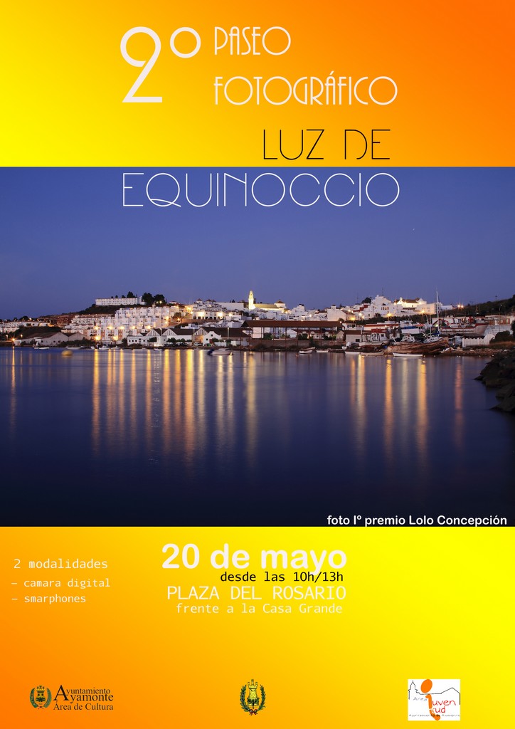 EL AYUNTAMIENTO DE AYAMONTE CONVOCA EL II PASEO FOTOGRÁFICO “LUZ DE EQUINOCCIO”