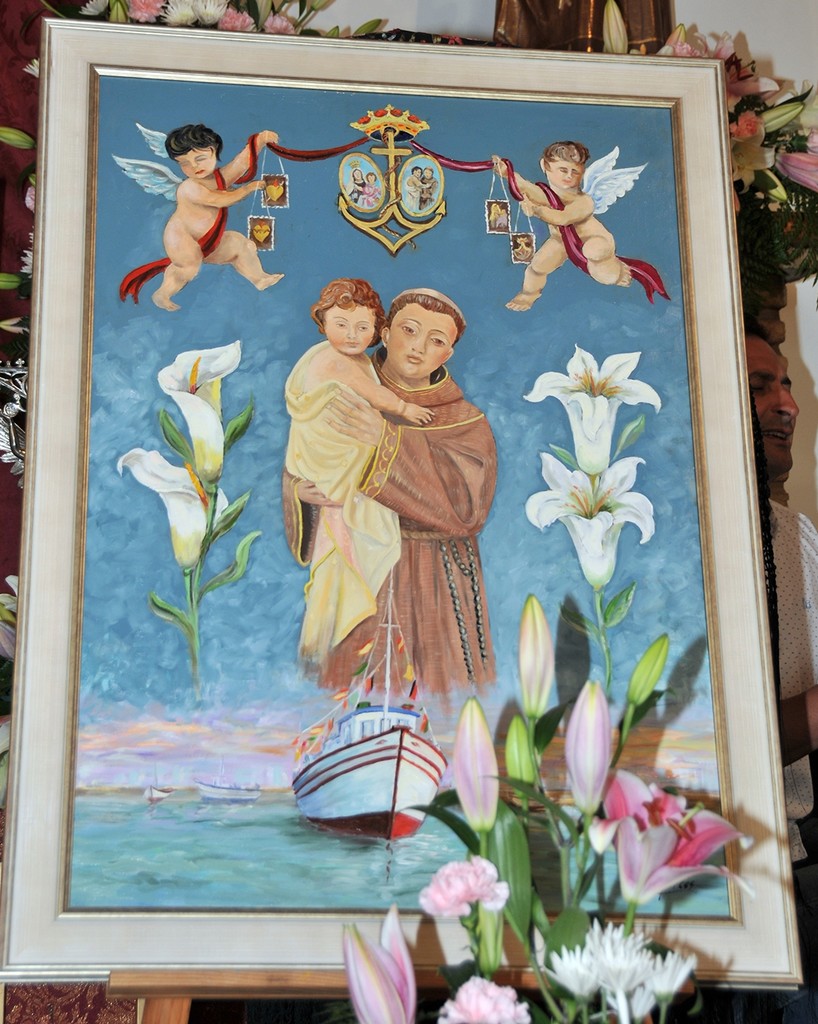 JOSÉ GARCÉS, AUTOR DEL CARTEL DE LAS FIESTAS DE SAN ANTONIO DE PADUA DE PUNTA DEL MORAL
