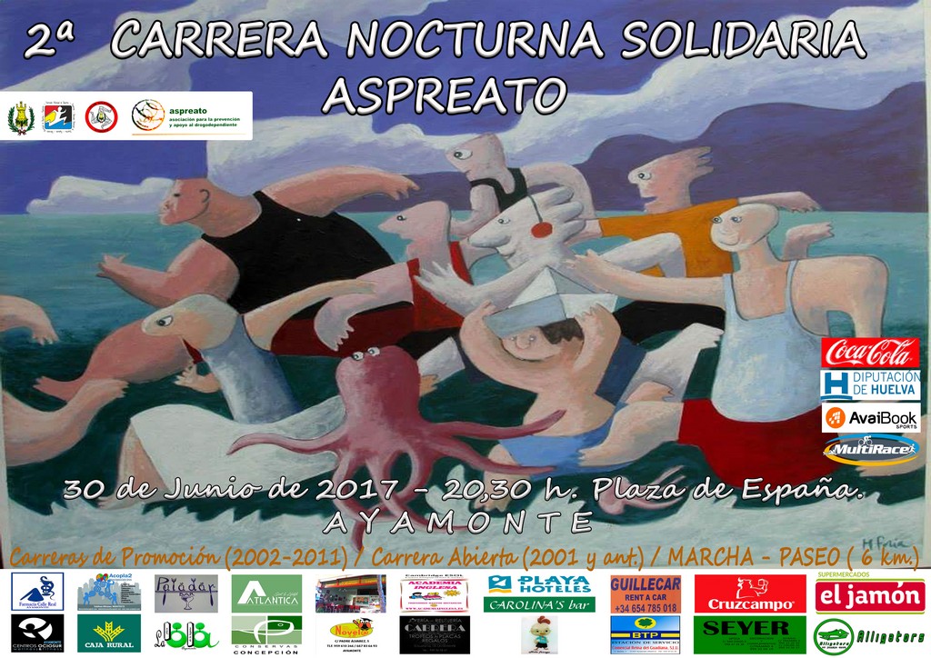 LA ASOCIACIÓN ASPREATO DE AYAMONTE ORGANIZA SU SEGUNDA CARRERA SOLIDARIA