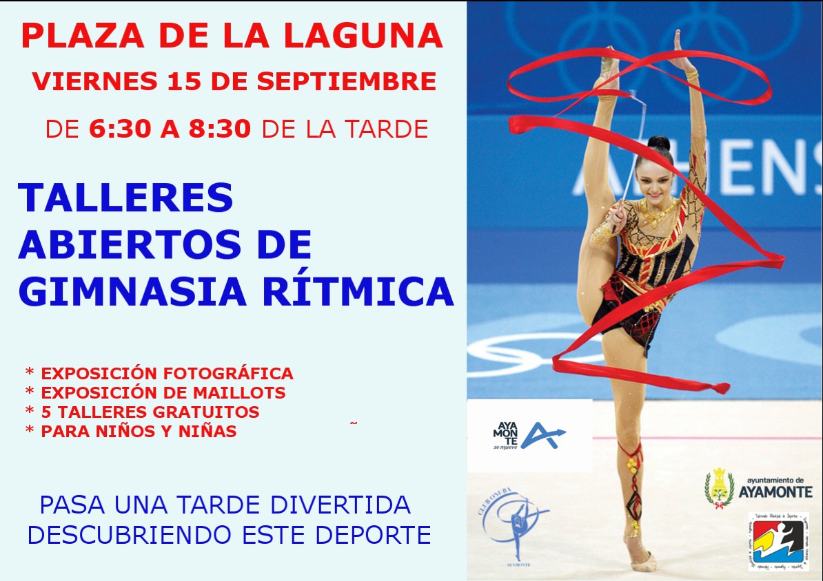 TALLERES ABIERTOS DE GIMNASIA RÍTMICA, ESTE VIERNES EN AYAMONTE
