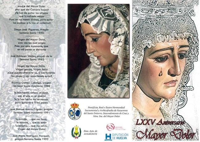 ACTOS Y CULTOS CON MOTIVO DEL LXXV ANIVERSARIO DE NUESTRA SEÑORA DEL MAYOR DOLOR