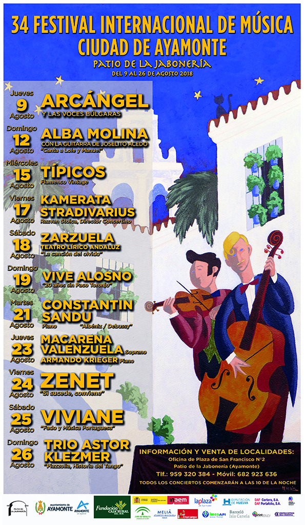 34 FESTIVAL INTERNACIONAL DE MÚSICA CIUDAD DE AYAMONTE