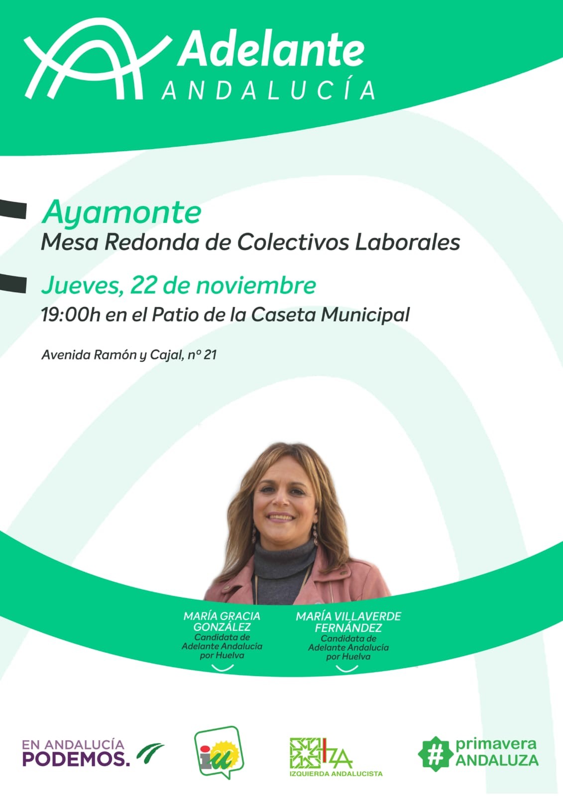 Acto de campaña Adelante Andalucia Ayamonte 22/11