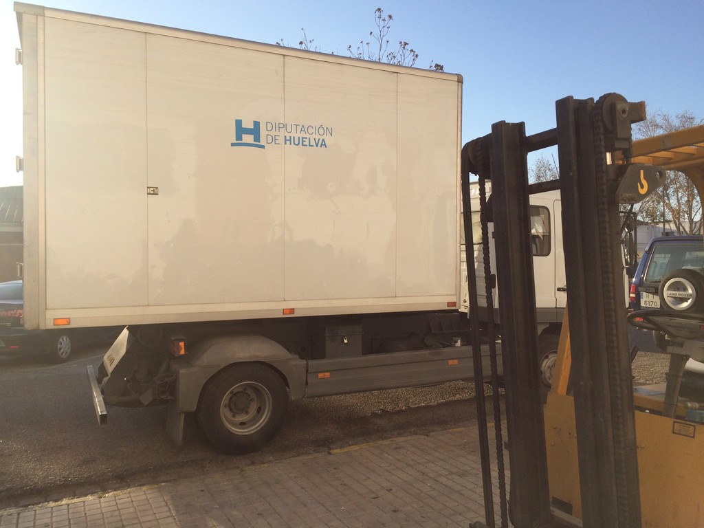 AYAMONTE ENTREGA 3500KG DE ALIMENTOS PARA LOS REFUGIADOS SAHARAUIS