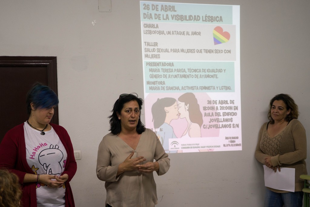 AYAMONTE ORGANIZÓ UNA CHARLA SOBRE LESBOFOBIA Y UN TALLER PARA MUJERES QUE TIENEN SEXO CON MUJERES