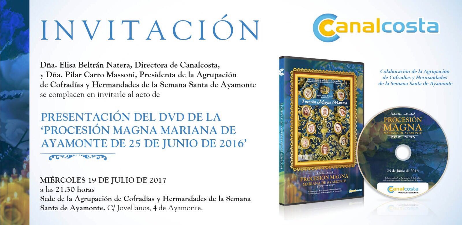 Presentación DVD de la Procesión Magna Mariana