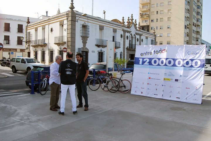 HOY COMIENZA EN AYAMONTE EL RETO SOLIDARIO “ENTRE TODOS, 12 MILLONES DE PEDALADAS”