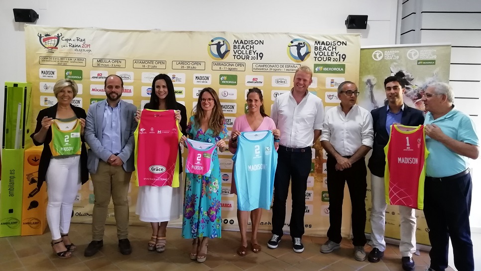 El Madison Beach Volley Tour Isla Canela International Open 2019 sube el telón con la presentación oficial del torneo