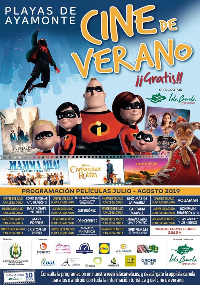 VUELVE EL CINE DE VERANO A LAS PLAYAS DE AYAMONTE