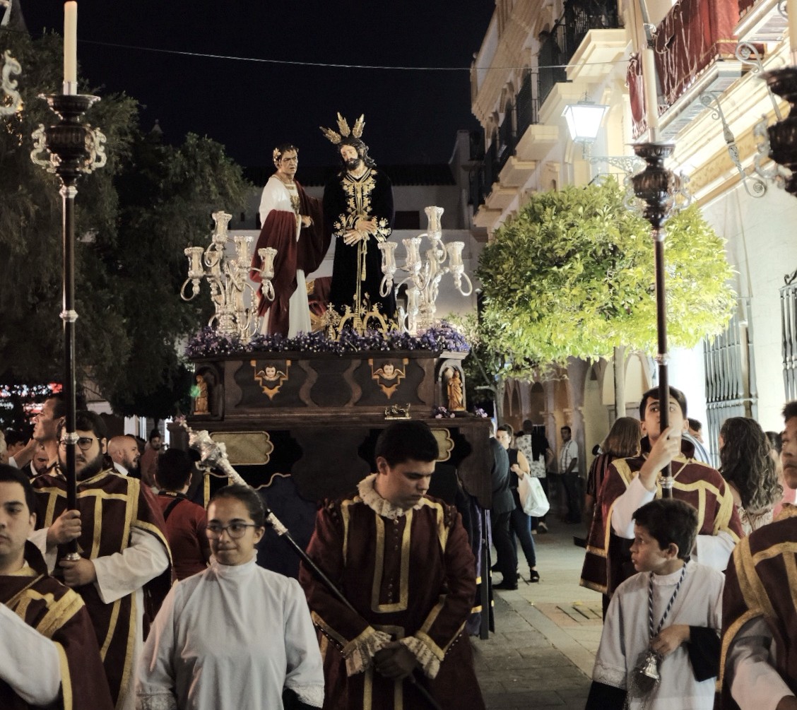 PROCESIÓN EXTRAORDINARIA DEL CRISTO DE LA HUMILDAD DE AYAMONTE EN EL X ANIVERSARIO DE SU BENDICIÓN