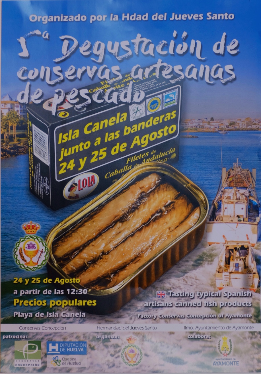 ISLA CANELA ACOGE ESTE FIN DE SEMANA LA 5ª DEGUSTACIÓN DE CONSERVAS ARTESANAS DE PESCADO