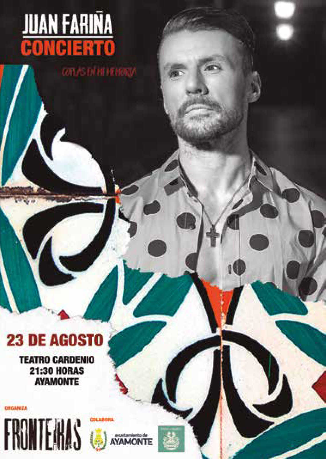 EL TEATRO CARDENIO DE AYAMONTE ACOGE ESTE VIERNES EL ESPECTÁCULO “COPLAS EN MI MEMORIA”, DEL ARTISTA ONUBENSE JUAN FARIÑA