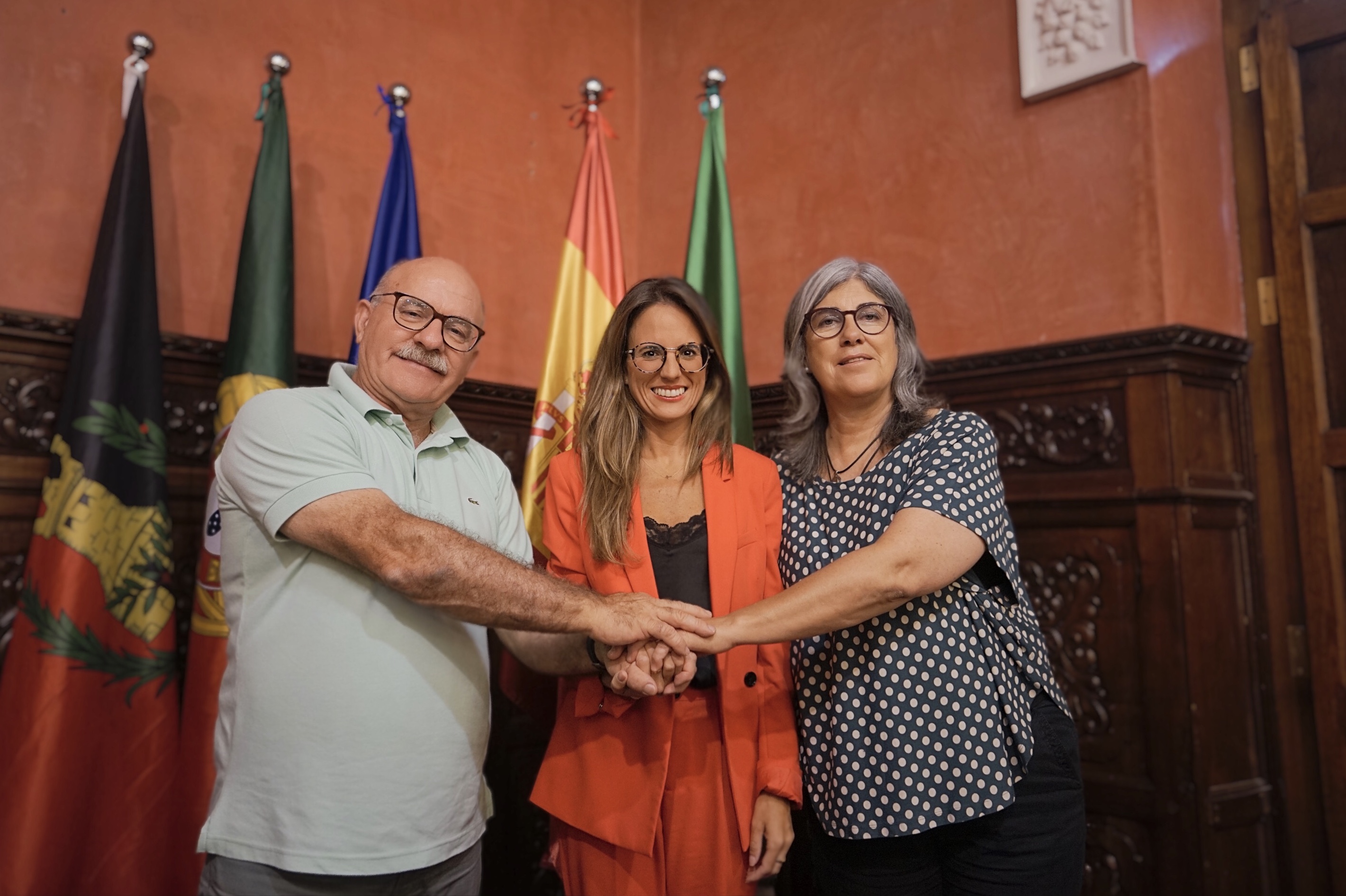 La alcaldesa de Ayamonte toma posesion de la Presidencia de la Eurociudad del Guadiana
