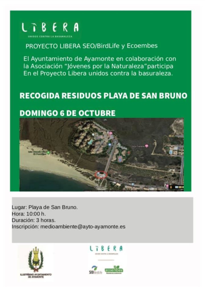 EL AYUNTAMIENTO DE AYAMONTE ORGANIZA UNA RECOGIDA DE RESIDUOS EN LA PLAYA DE SAN BRUNO