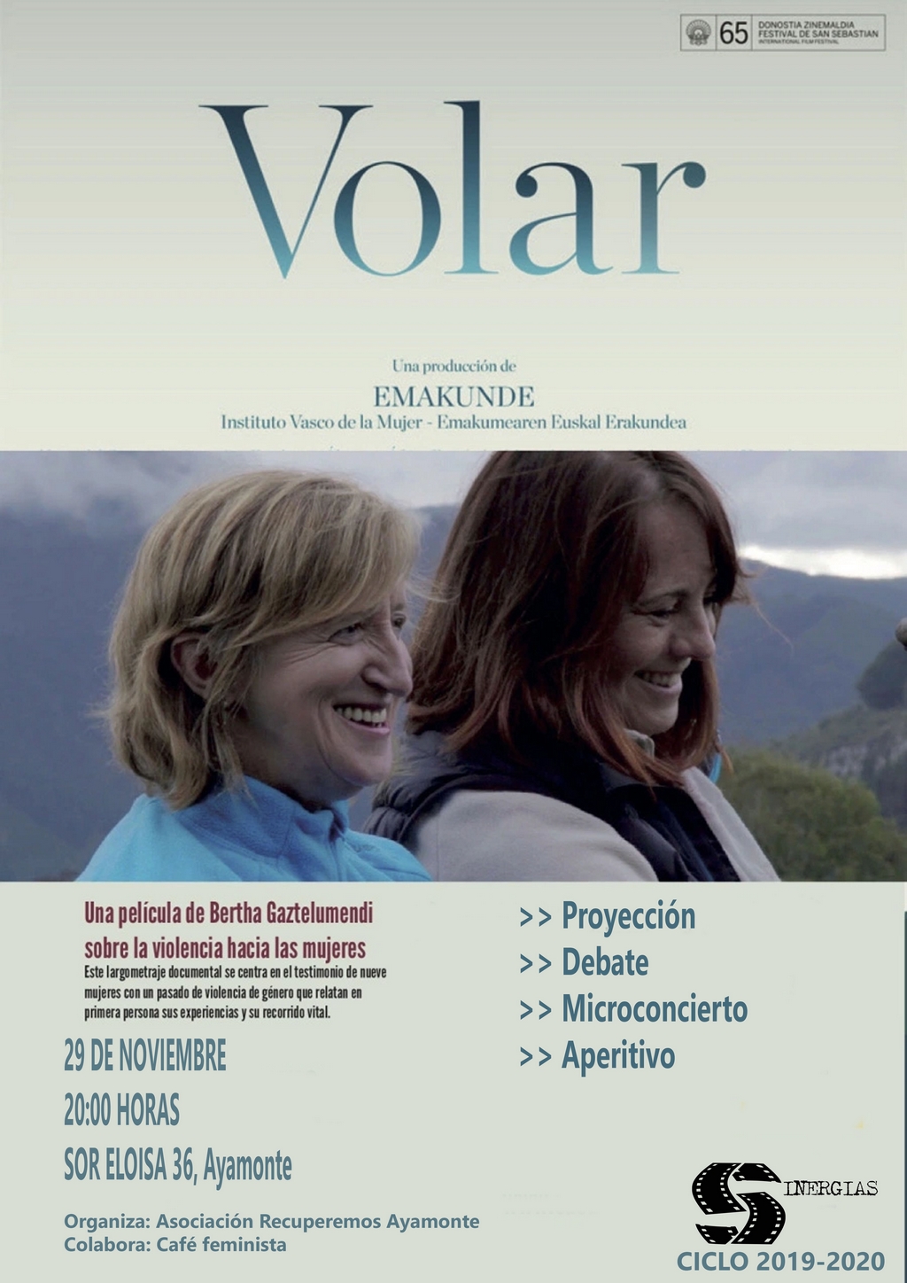 Proyección del documental “VOLAR”