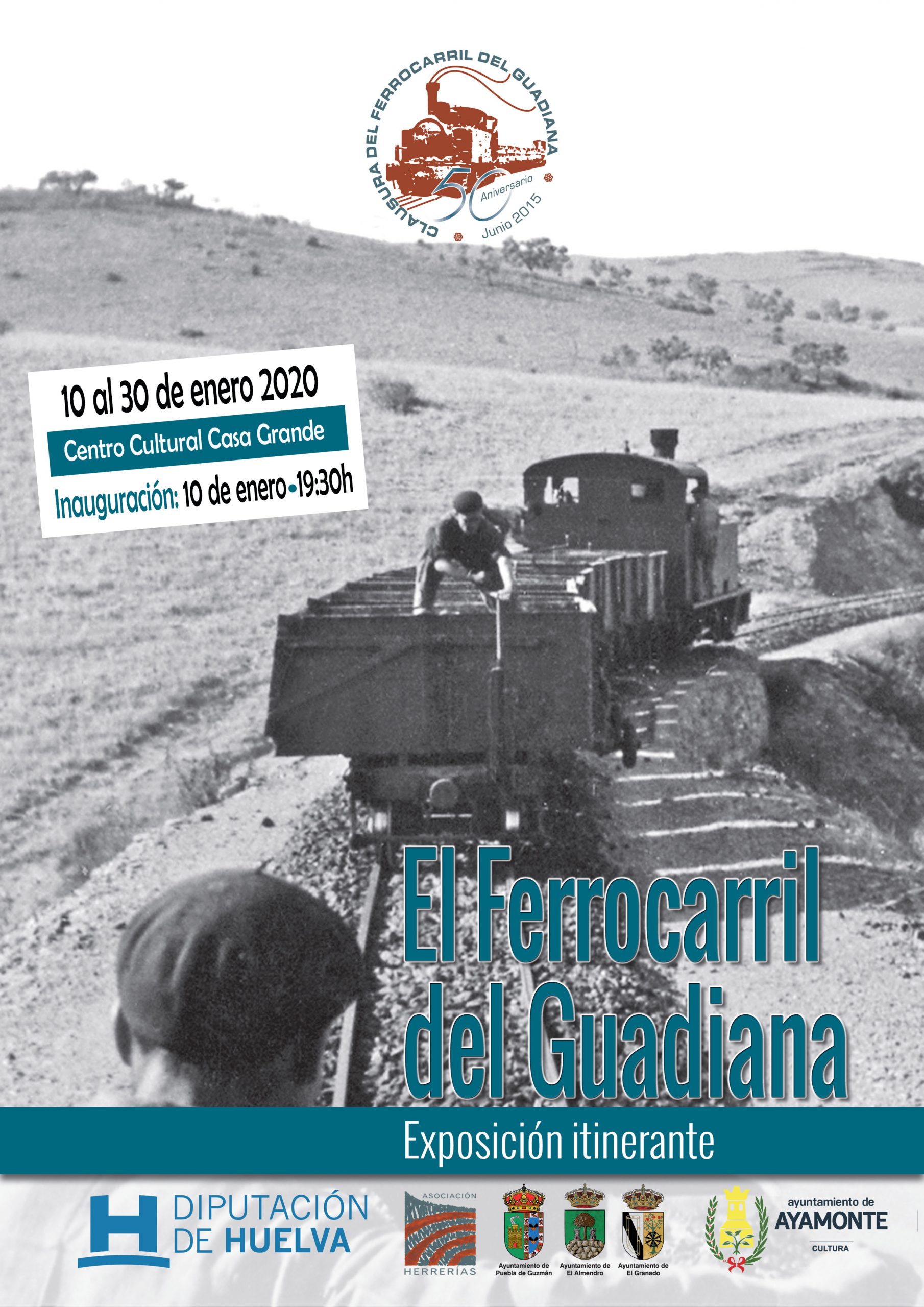 LA CASA GRANDE DE AYAMONTE ACOGERÁ LA EXPOSICIÓN “EL FERROCARRIL DEL GUADIANA”