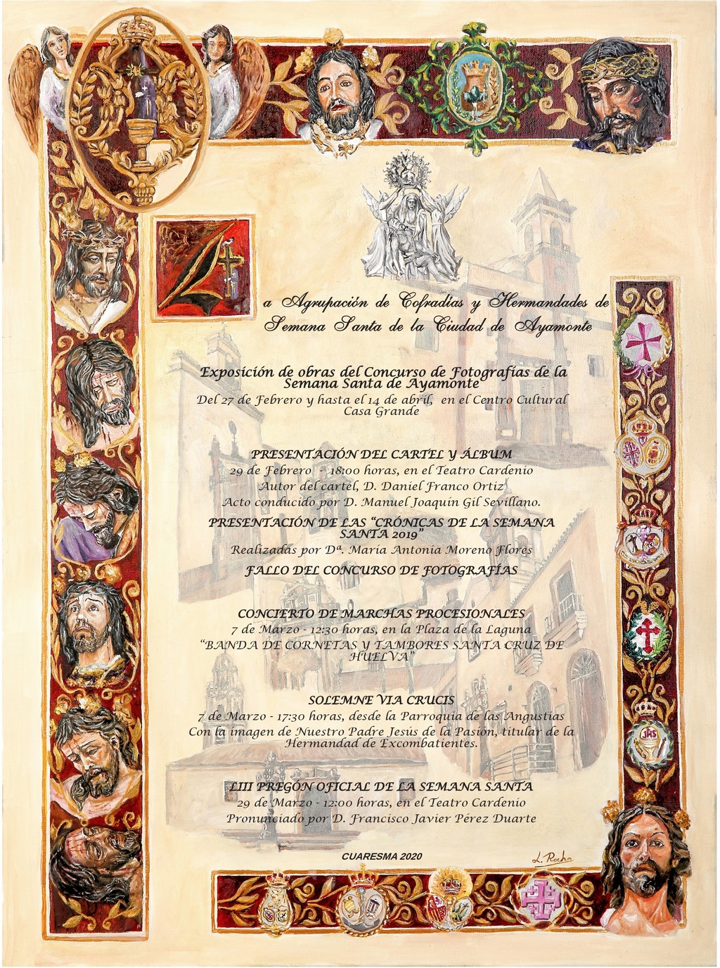 PRESENTACIÓN DEL CARTEL DE LA SEMANA SANTA DE AYAMONTE 2020