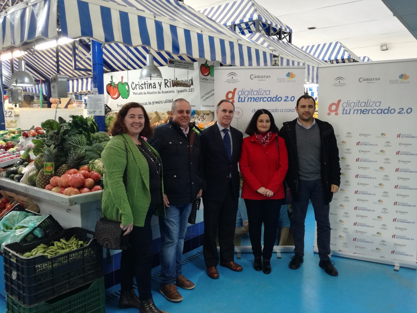 ENCUENTRO DE TRABAJO PARA LA PUESTA EN MARCHA DEL PROYECTO DE DIGITALIZACIÓN DEL MERCADO DE ABASTOS DE AYAMONTE