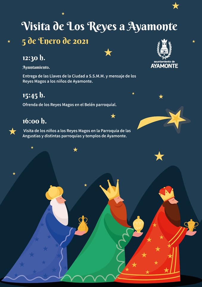 EL AYUNTAMIENTO DE AYAMONTE OFRECE INFORMACIÓN SOBRE LA VISITA DE LOS REYES MAGOS A LA CIUDAD