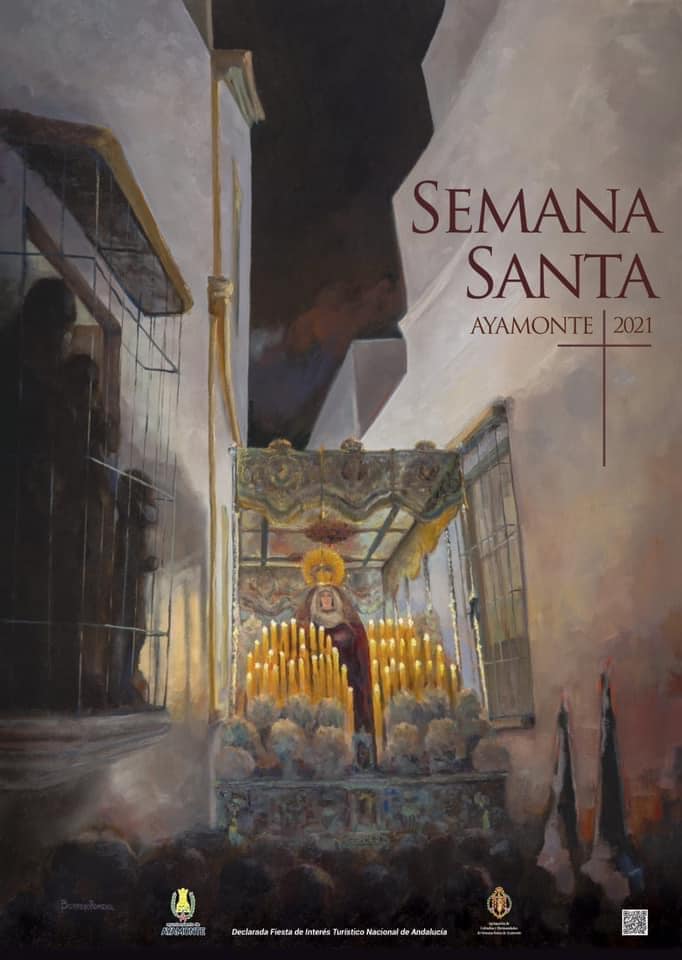 PRESENTADO EL CARTEL DE LA SEMANA SANTA DE AYAMONTE, OBRA DEL PINTOR EMILIO BORREGO