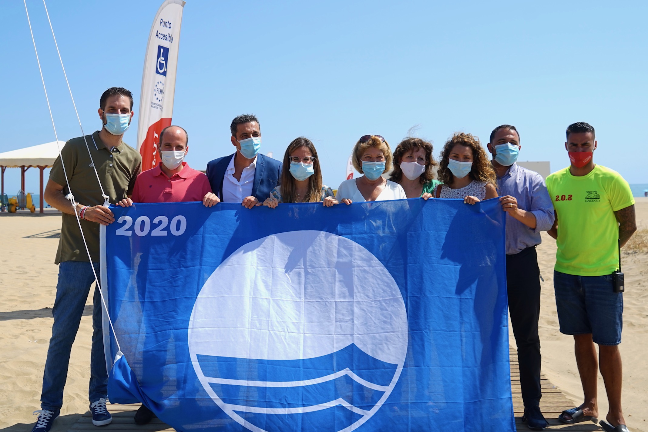 AYAMONTE CONSIGUE POR SEGUNDO AÑO CONSECUTIVO CUATRO BANDERAS AZULES PARA SUS PLAYAS Y PUERTOS