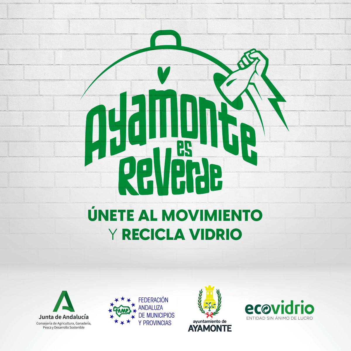 EL AYUNTAMIENTO DE AYAMONTE SE SUMA A LA CAMPAÑA “YO SOY REVERDE” PARA CONCIENCIAR SOBRE LA IMPORTANCIA DE RECICLAR ENVASES VIDRIO