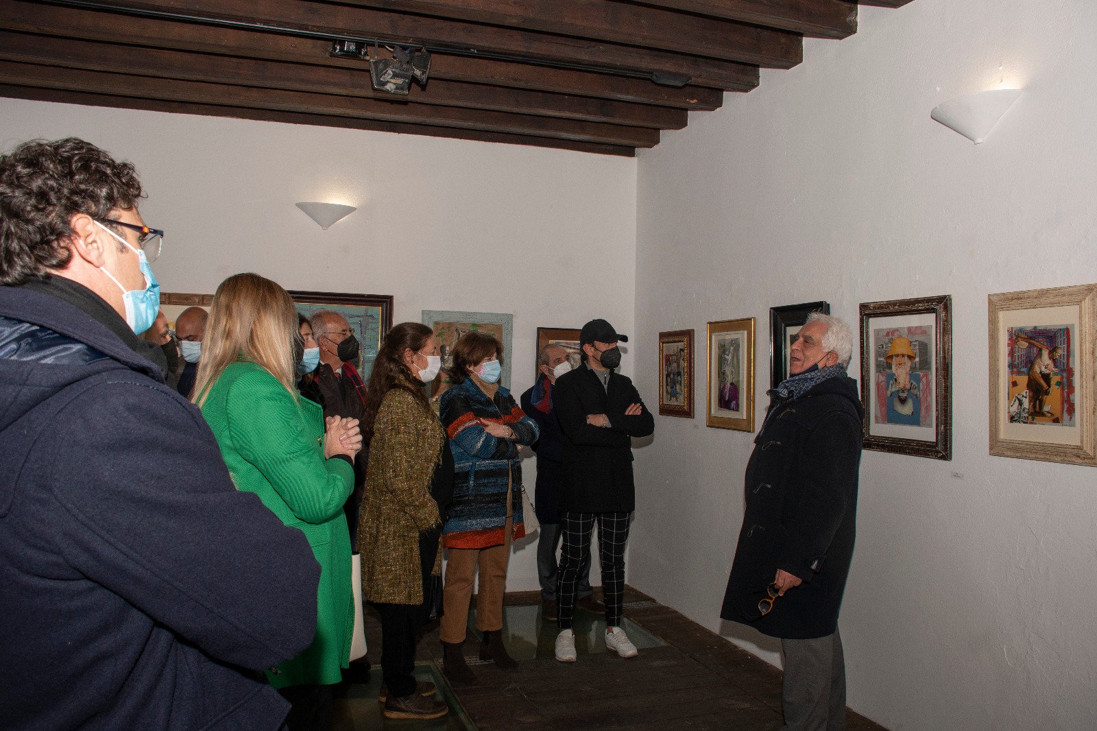 LA MUESTRA “JUEGOS DE LÍNEAS Y PAPEL”, DE MIGUEL CAICEO, EN LA SALA DE LAS TINAJAS DE LA CASA GRANDE AYAMONTINA