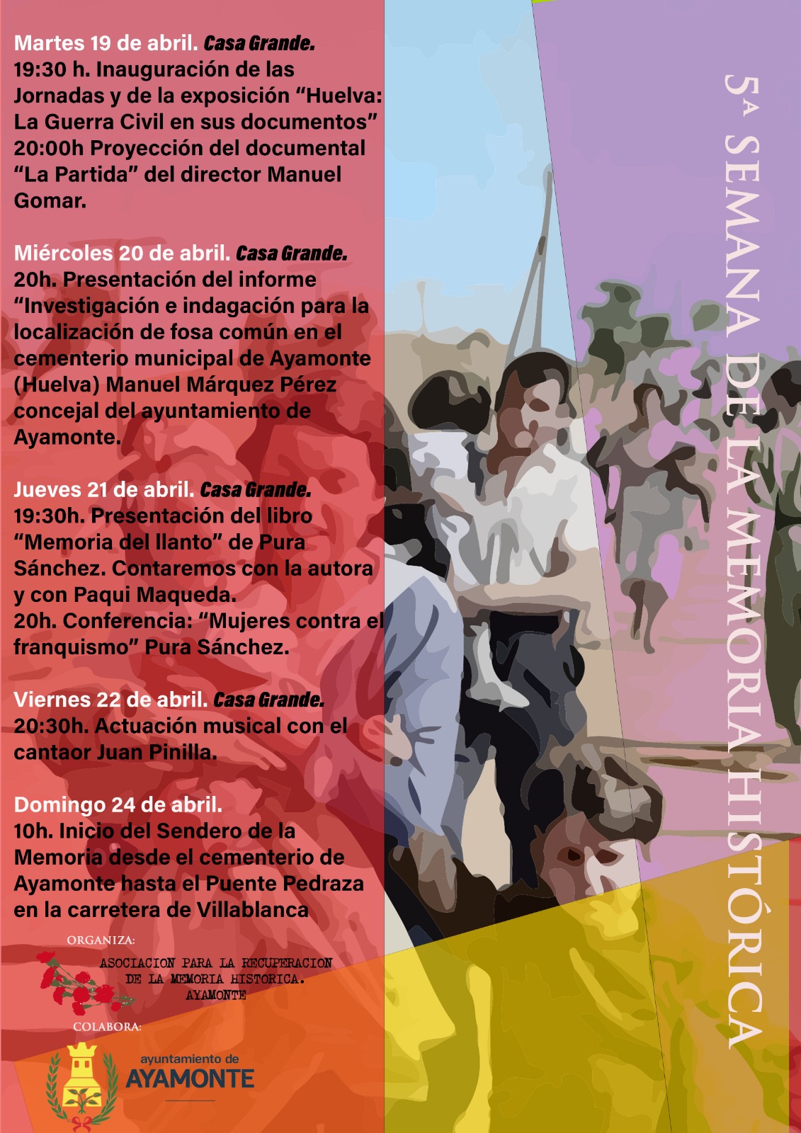 5ª semana de Memoria Histórica de Ayamonte